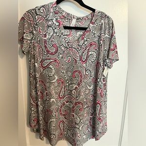 Gabby material Honeyme blouse